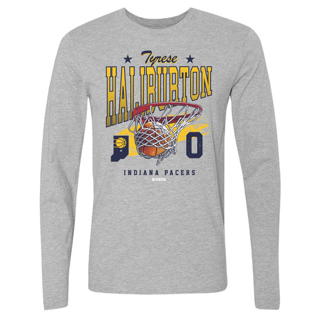 Tyrese Haliburton Men's Long Sleeve T-Shirt | 500 LEVEL