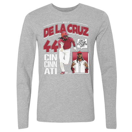 Elly De La Cruz Men's Long Sleeve T-Shirt | 500 LEVEL