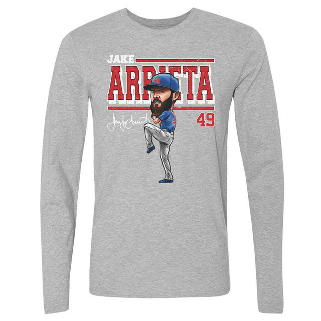 Jake Arrieta Men's Long Sleeve T-Shirt | 500 LEVEL