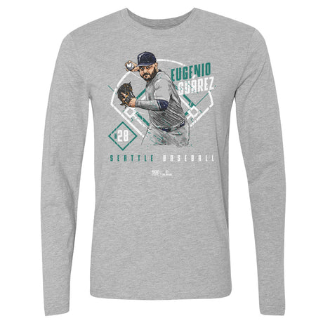 Eugenio Suarez Men's Long Sleeve T-Shirt | 500 LEVEL