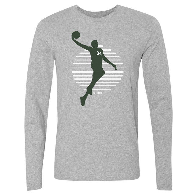 Giannis Antetokounmpo Men's Long Sleeve T-Shirt | 500 LEVEL