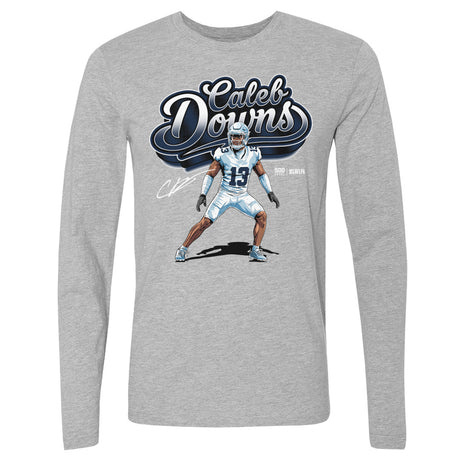 Caleb Downs Men's Long Sleeve T-Shirt | 500 LEVEL
