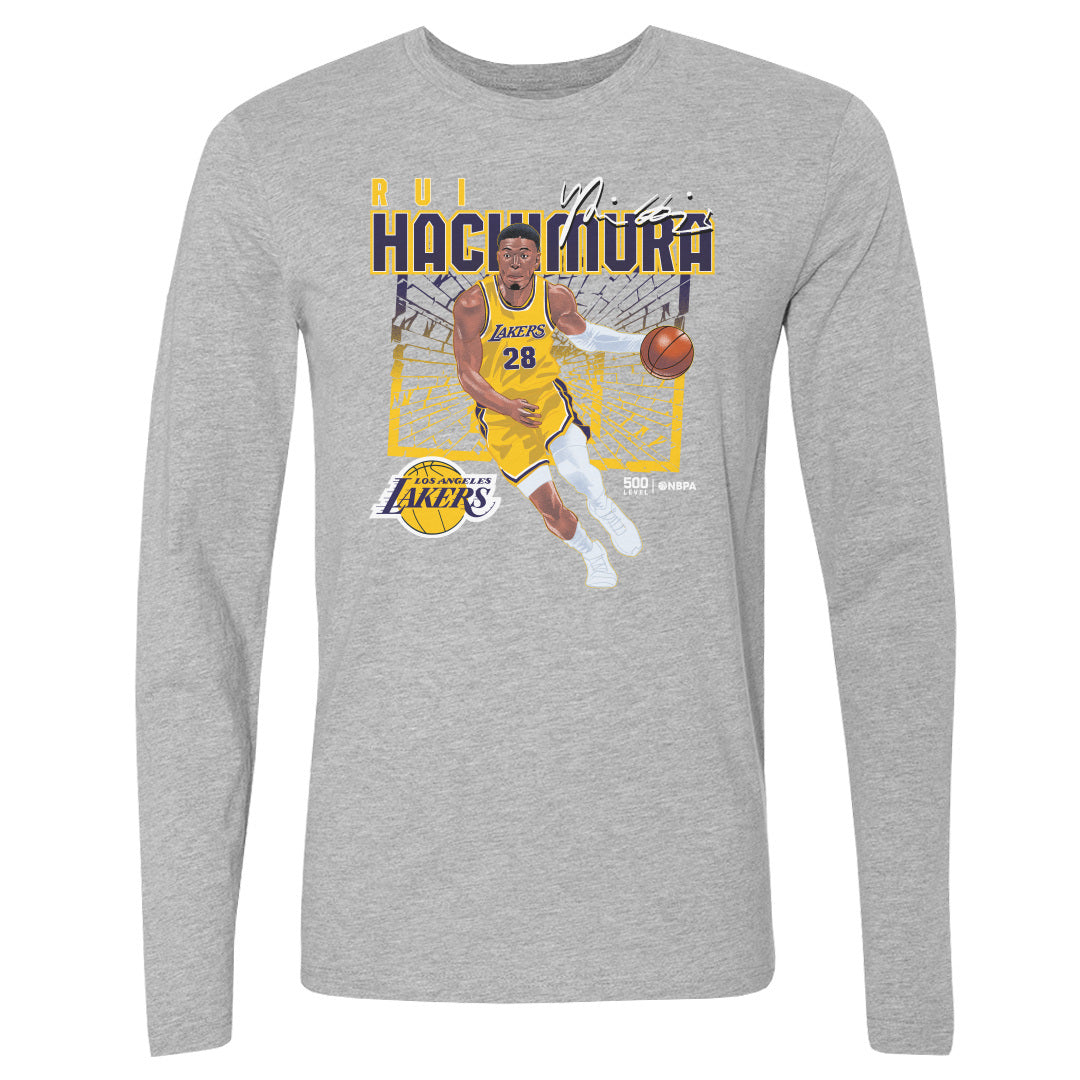 Rui Hachimura Men's Long Sleeve T-Shirt | 500 LEVEL