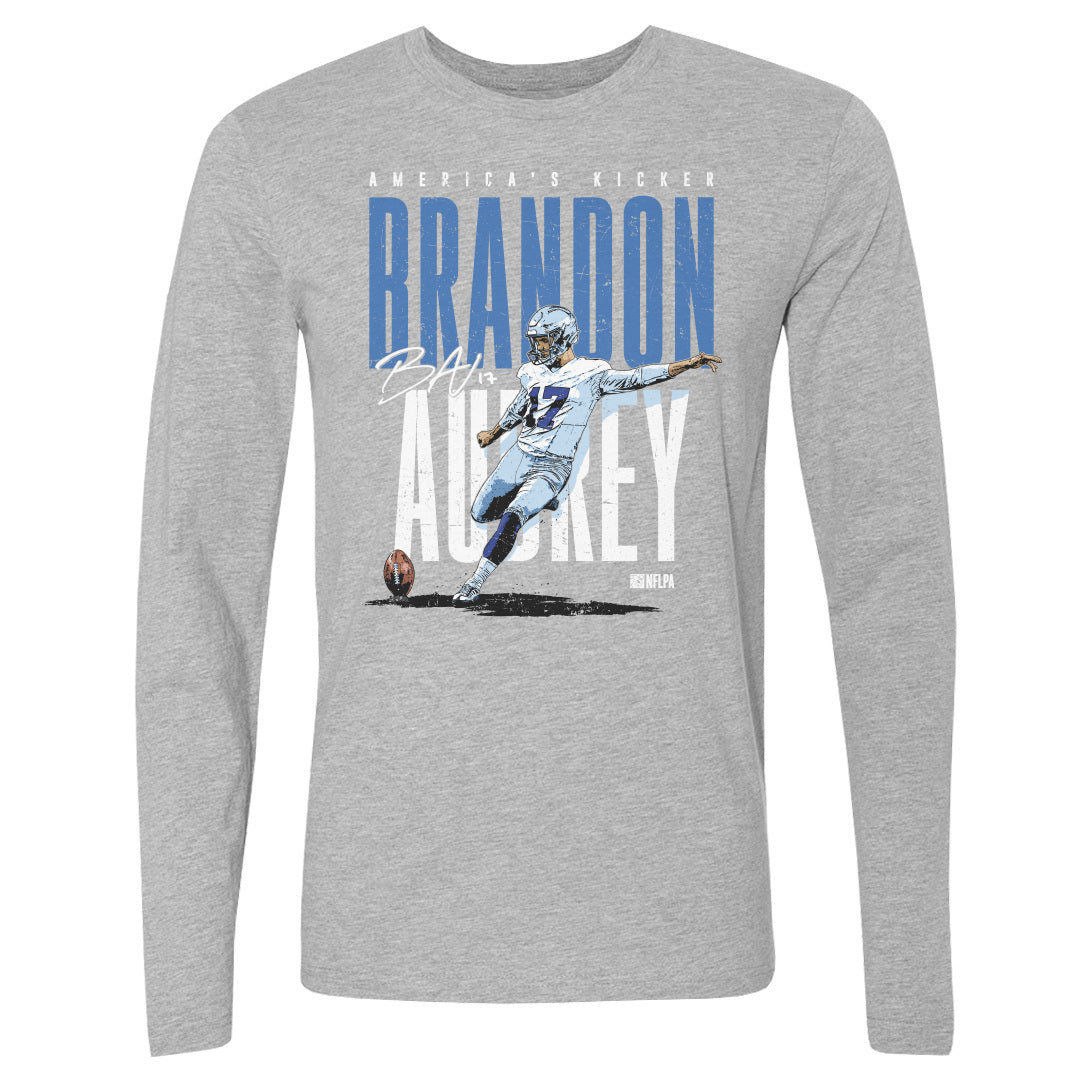 Brandon Aubrey Men's Long Sleeve T-Shirt | 500 LEVEL