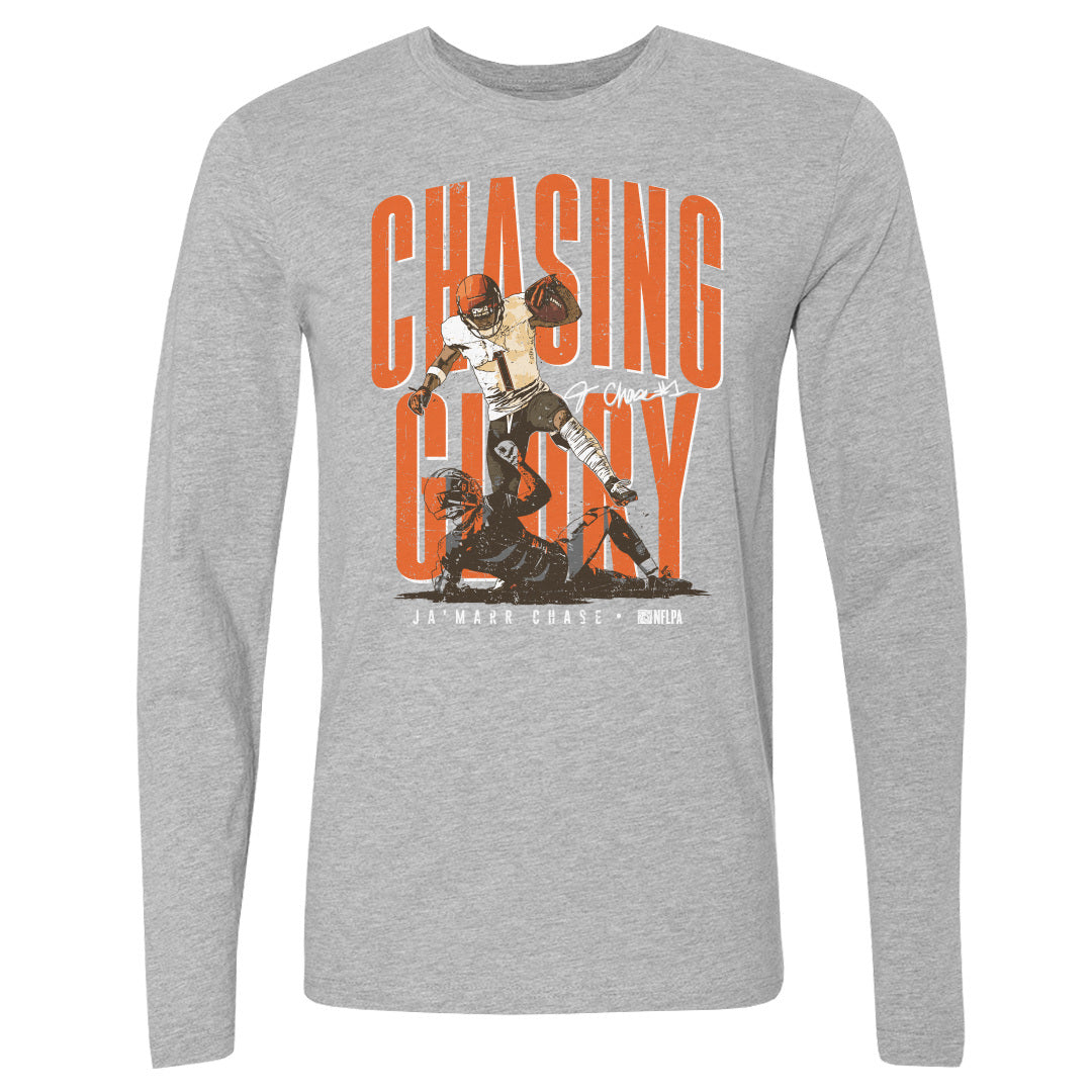 Ja'Marr Chase Men's Long Sleeve T-Shirt | 500 LEVEL