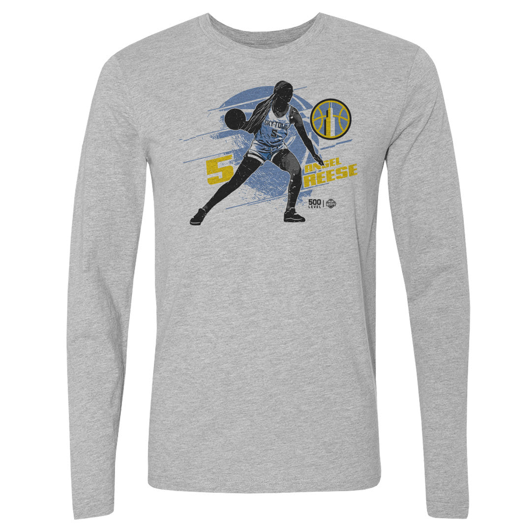 Angel Reese Men's Long Sleeve T-Shirt | 500 LEVEL