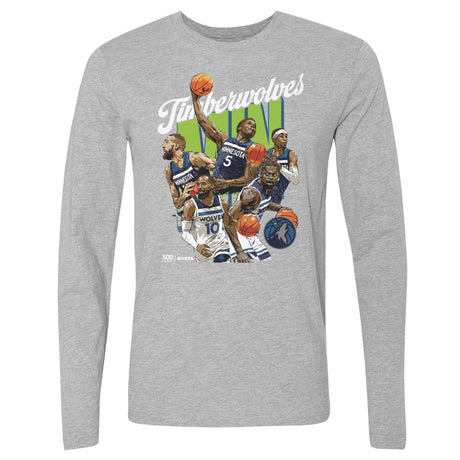 Minnesota Timberwolves Men's Long Sleeve T-Shirt | 500 LEVEL