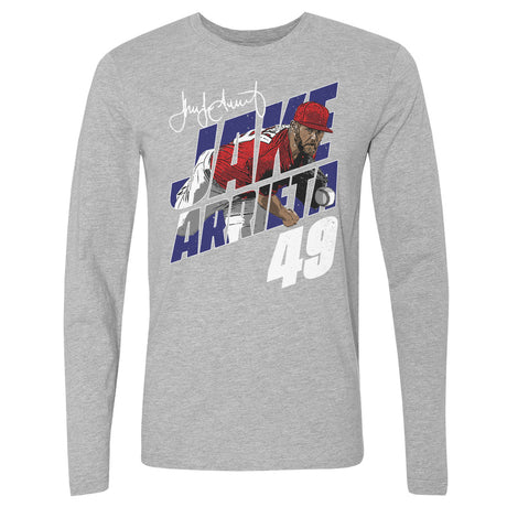 Jake Arrieta Men's Long Sleeve T-Shirt | 500 LEVEL