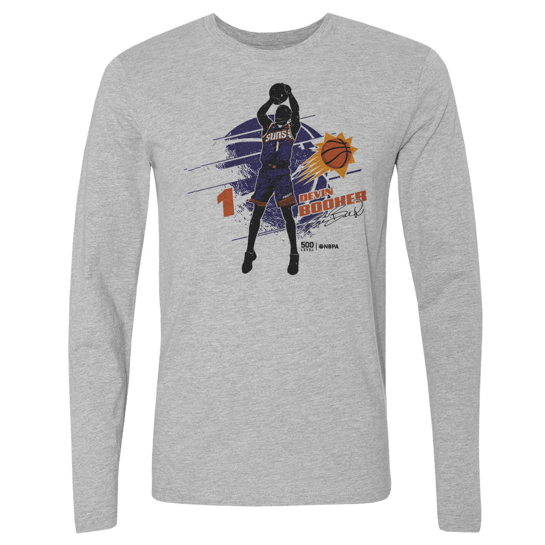 Devin Booker Men's Long Sleeve T-Shirt | 500 LEVEL