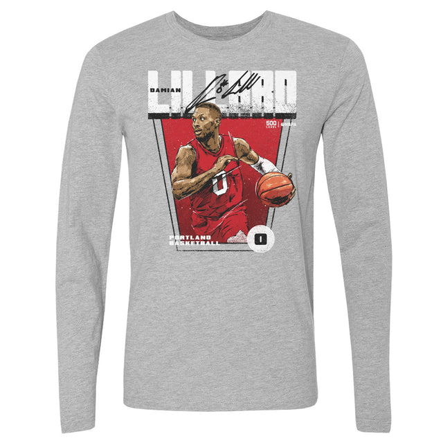 Damian Lillard Men's Long Sleeve T-Shirt | 500 LEVEL
