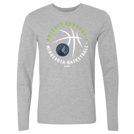Anthony Edwards Men's Long Sleeve T-Shirt | 500 LEVEL
