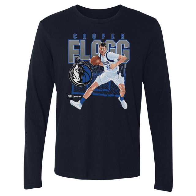 Cooper Flagg Men's Long Sleeve T-Shirt | 500 LEVEL