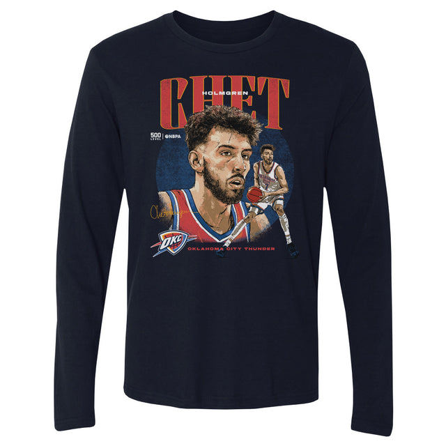 Chet Holmgren Men's Long Sleeve T-Shirt | 500 LEVEL
