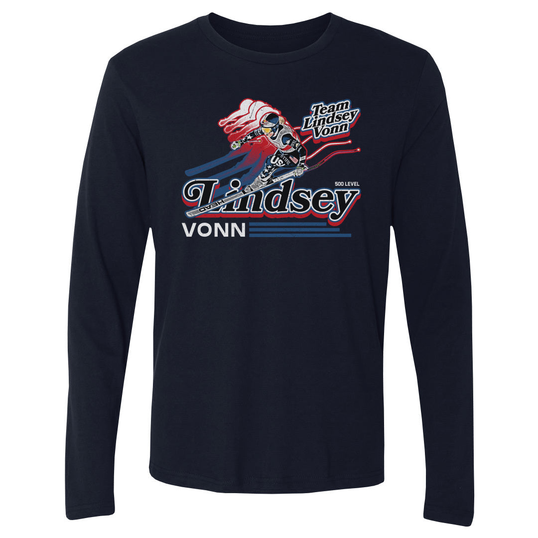 Lindsey Vonn Men's Long Sleeve T-Shirt | 500 LEVEL