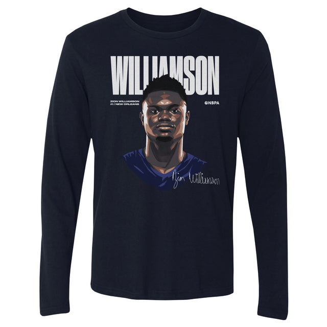 Zion Williamson Men's Long Sleeve T-Shirt | 500 LEVEL