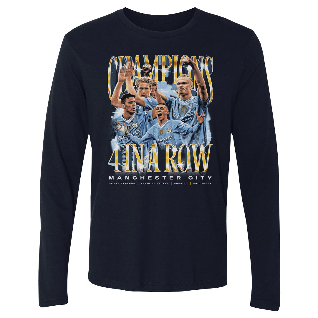 Manchester City Men's Long Sleeve T-Shirt | 500 LEVEL