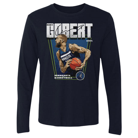 Rudy Gobert Men's Long Sleeve T-Shirt | 500 LEVEL