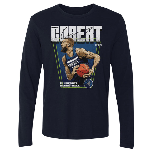 Rudy Gobert Men's Long Sleeve T-Shirt | 500 LEVEL