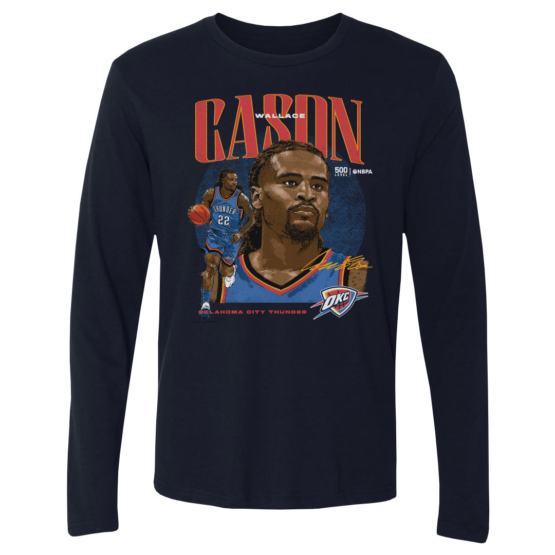 Cason Wallace Men's Long Sleeve T-Shirt | 500 LEVEL
