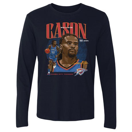 Cason Wallace Men's Long Sleeve T-Shirt | 500 LEVEL