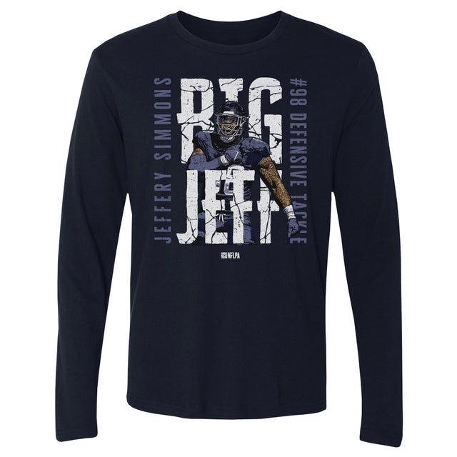 Jeffery Simmons Men's Long Sleeve T-Shirt | 500 LEVEL