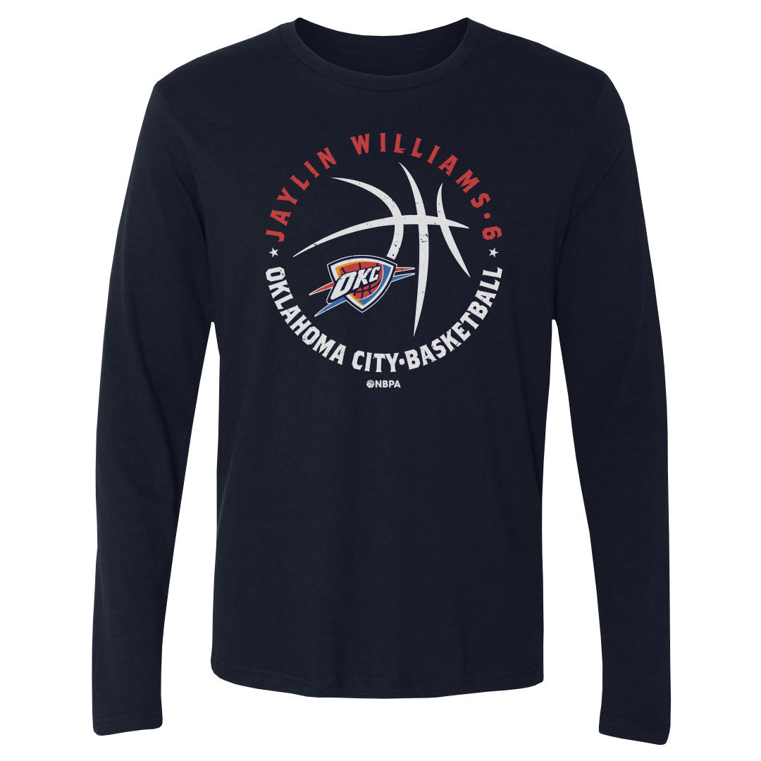 Jaylin Williams Men's Long Sleeve T-Shirt | 500 LEVEL