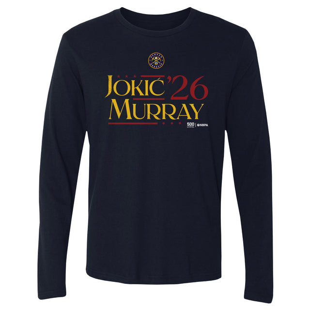 Nikola Jokic Men's Long Sleeve T-Shirt | 500 LEVEL