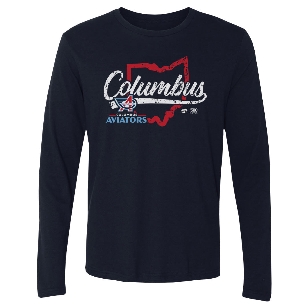 Columbus Aviators Men's Long Sleeve T-Shirt | 500 LEVEL