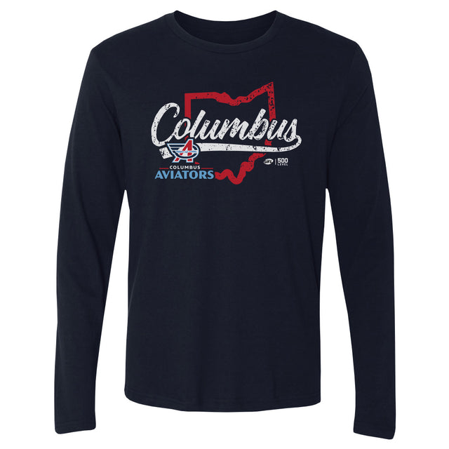 Columbus Aviators Men's Long Sleeve T-Shirt | 500 LEVEL