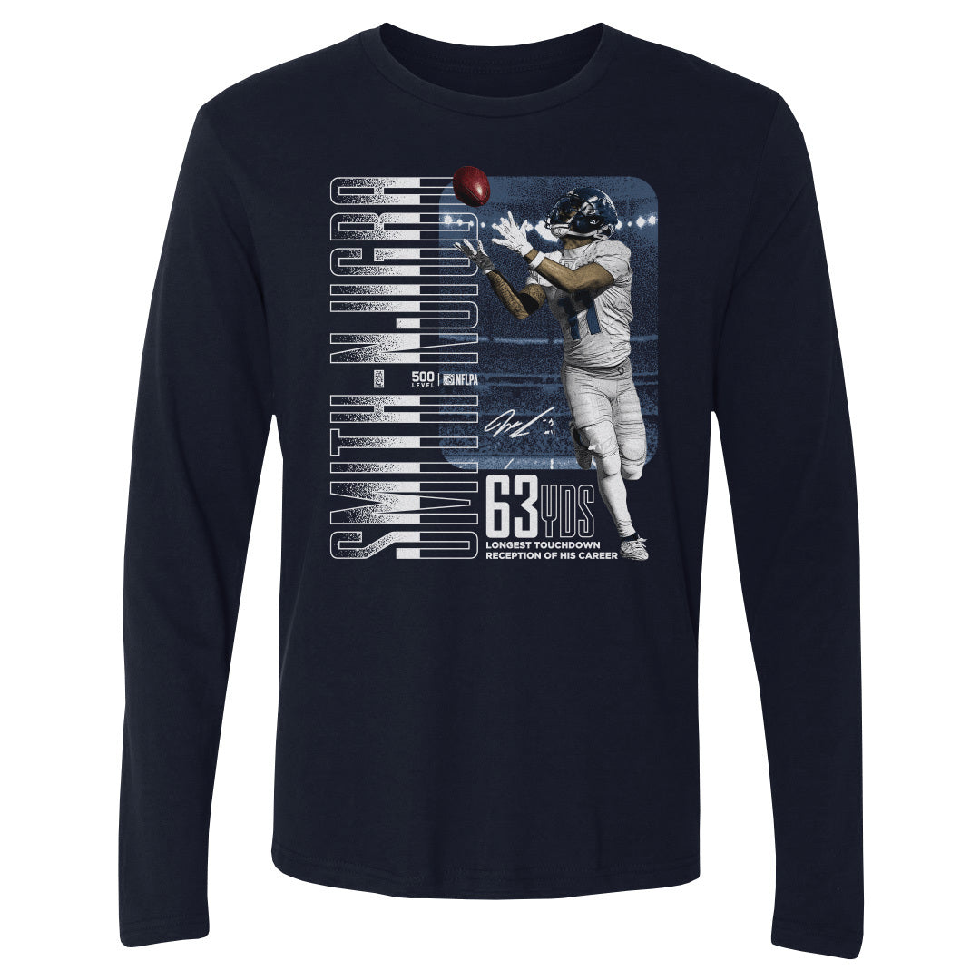 Jaxon Smith-Njigba Men's Long Sleeve T-Shirt | 500 LEVEL