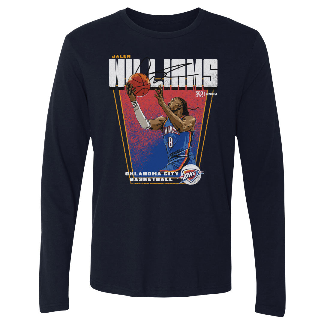 Jalen Williams Men's Long Sleeve T-Shirt | 500 LEVEL