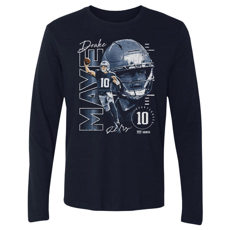Drake Maye Men's Long Sleeve T-Shirt | 500 LEVEL