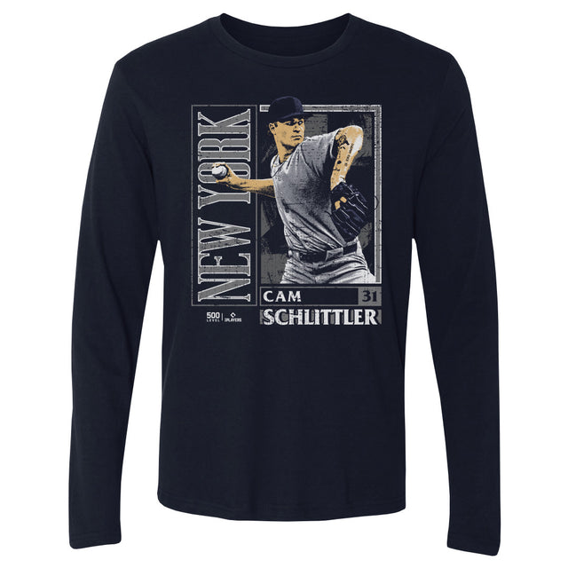 Cam Schlittler Men's Long Sleeve T-Shirt | 500 LEVEL