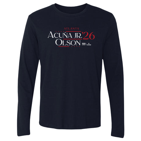 Ronald Acuna Jr. Men's Long Sleeve T-Shirt | 500 LEVEL