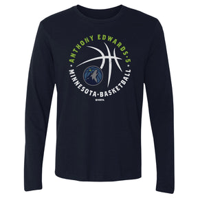 Anthony Edwards Men's Long Sleeve T-Shirt | 500 LEVEL