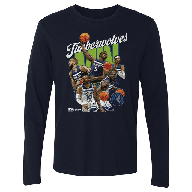 Minnesota Timberwolves Men's Long Sleeve T-Shirt | 500 LEVEL