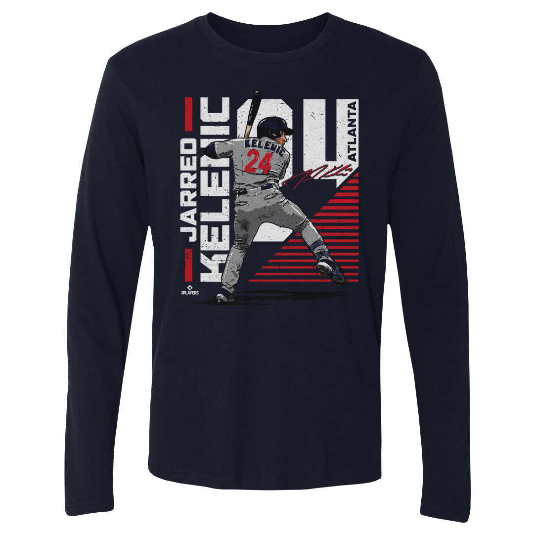 Jarred Kelenic Men&#39;s Long Sleeve T-Shirt | 500 LEVEL