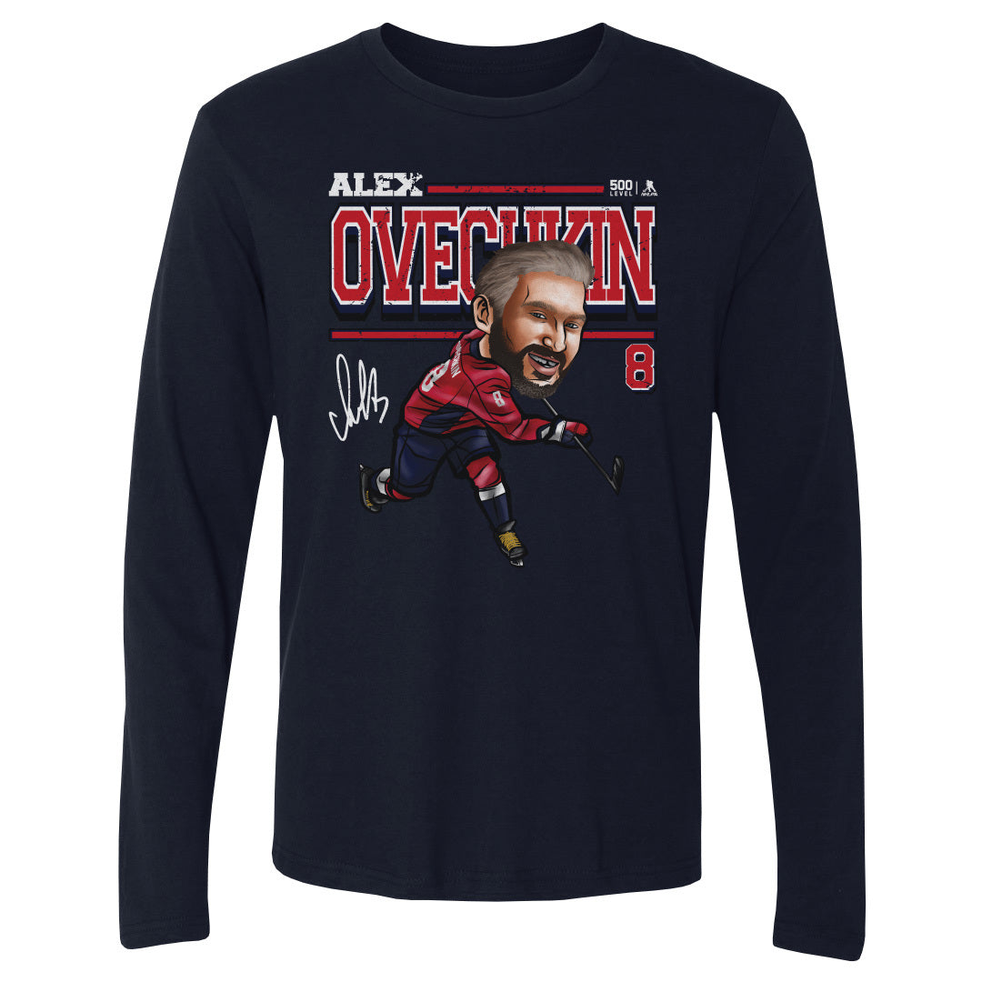 Alex Ovechkin Men's Long Sleeve T-Shirt | 500 LEVEL