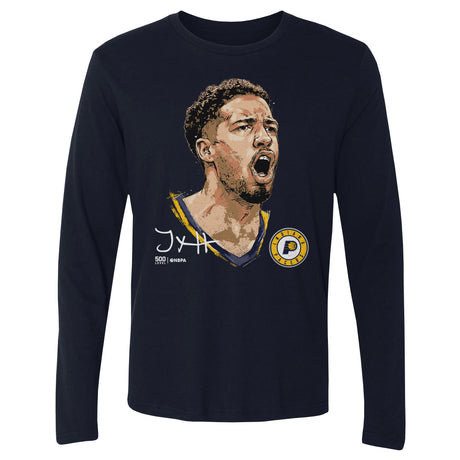 Tyrese Haliburton Men's Long Sleeve T-Shirt | 500 LEVEL