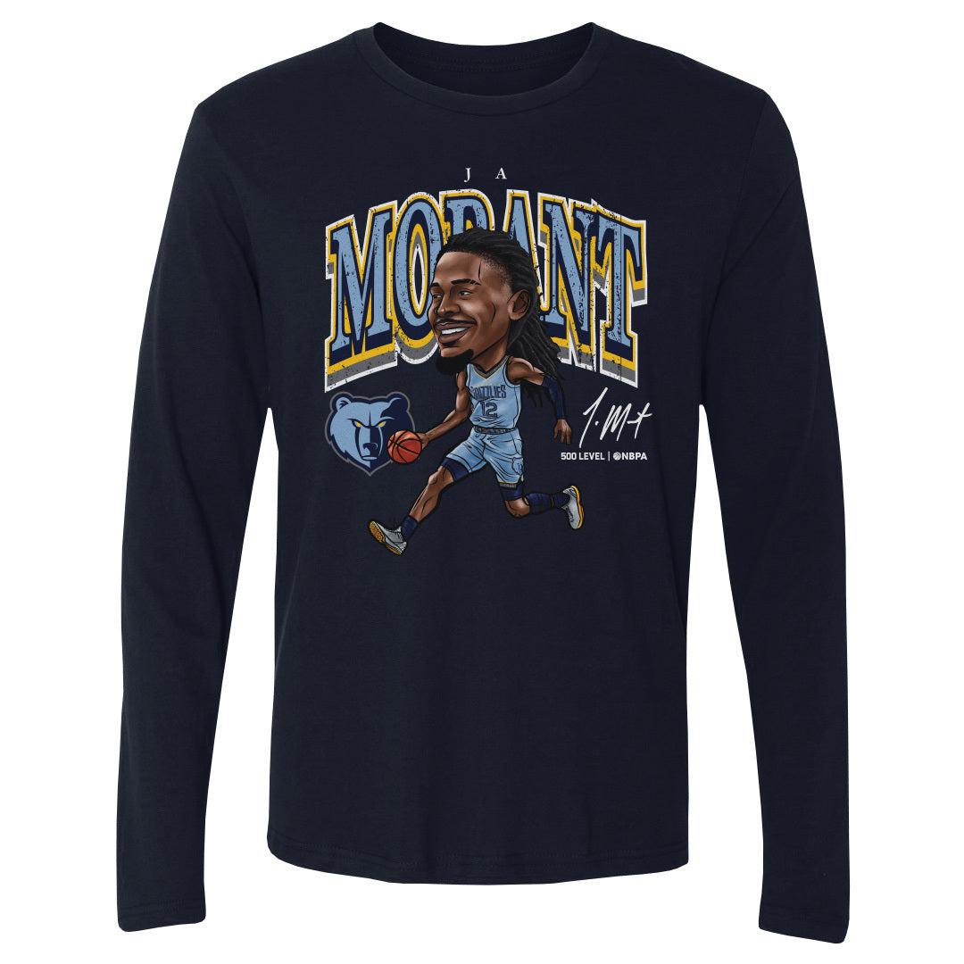Ja Morant Men's Long Sleeve T-Shirt | 500 LEVEL