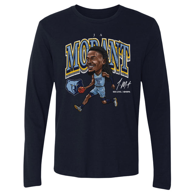 Ja Morant Men's Long Sleeve T-Shirt | 500 LEVEL