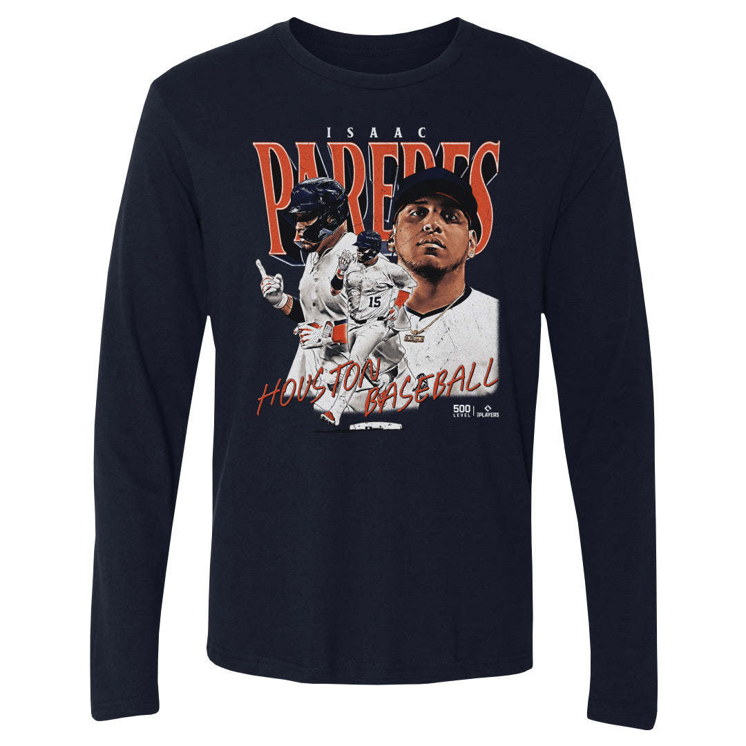 Isaac Paredes Men's Long Sleeve T-Shirt | 500 LEVEL