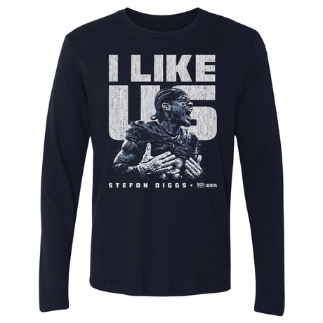 Stefon Diggs Men's Long Sleeve T-Shirt | 500 LEVEL