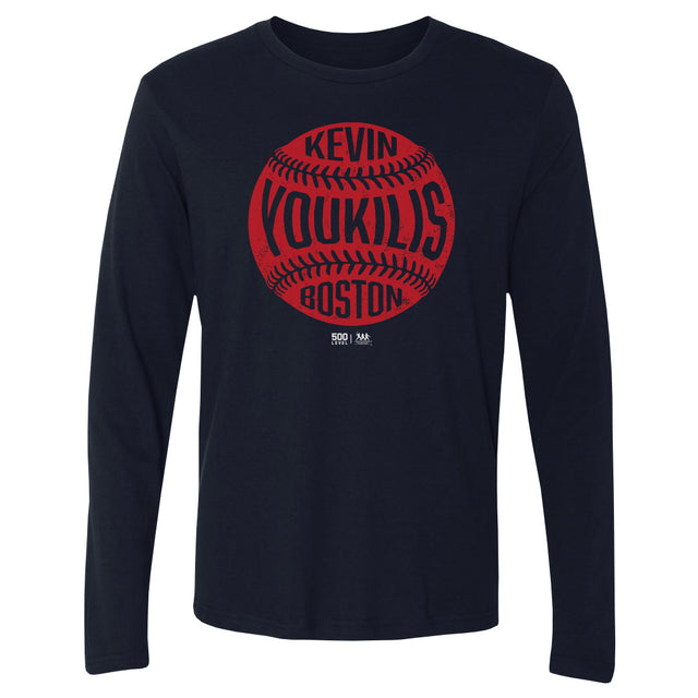 Kevin Youkilis Men's Long Sleeve T-Shirt | 500 LEVEL