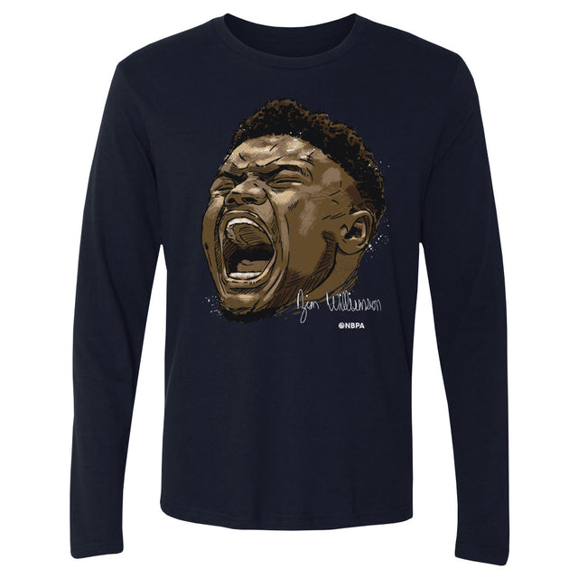 Zion Williamson Men's Long Sleeve T-Shirt | 500 LEVEL