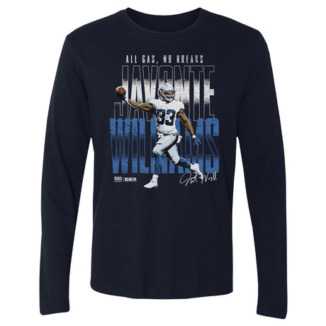 Javonte Williams Men's Long Sleeve T-Shirt | 500 LEVEL