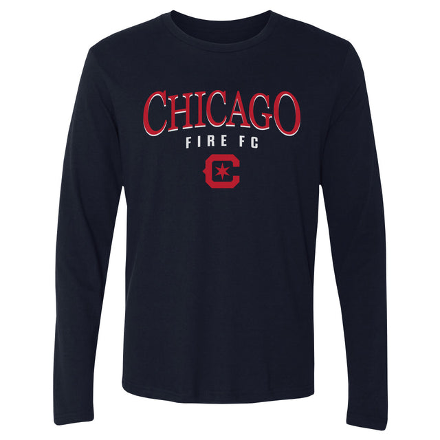 Chicago Fire FC Men's Long Sleeve T-Shirt | 500 LEVEL