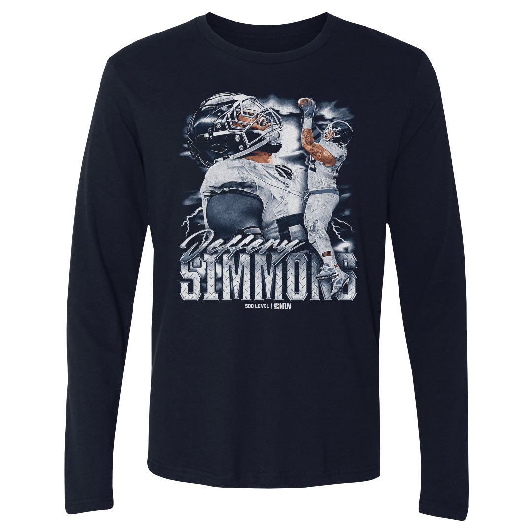 Jeffery Simmons Men's Long Sleeve T-Shirt | 500 LEVEL