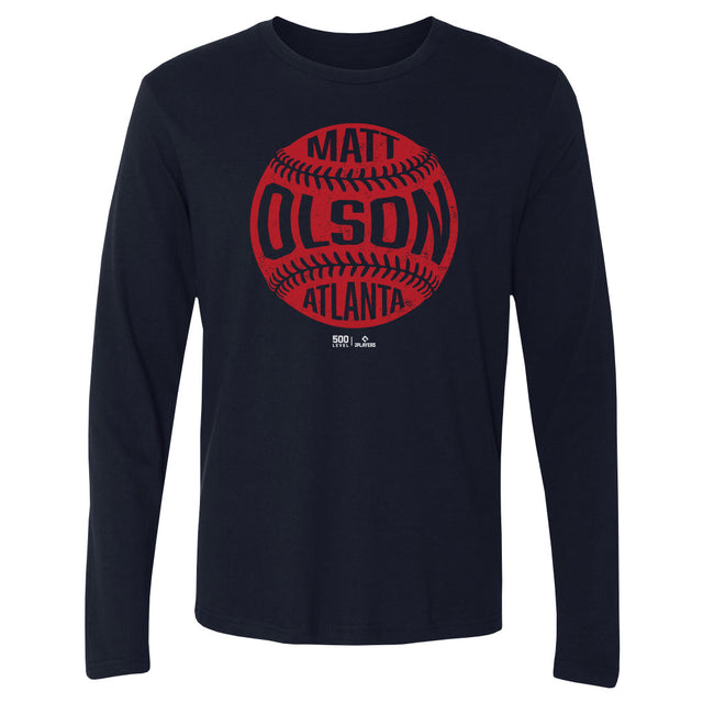 Matt Olson Men's Long Sleeve T-Shirt | 500 LEVEL