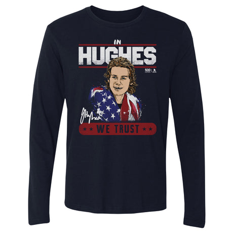 Jack Hughes Men's Long Sleeve T-Shirt | 500 LEVEL